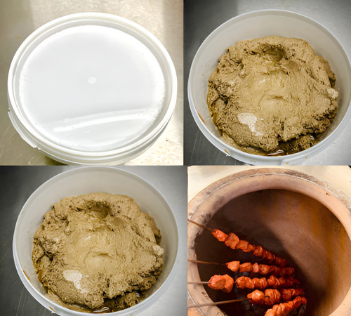 Tandoor clay 1kg - 1kg, oven