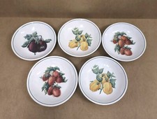 WILLIAMS SONOMA Harvest Vegetable Pasta Salad 9" Bowls - Set of 5 Portugal