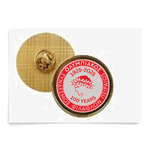 Olympiakos 100 years badge - olympiakos, fc