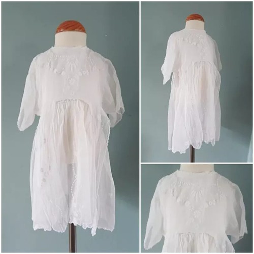 Antique girls dress - gown, 1920s