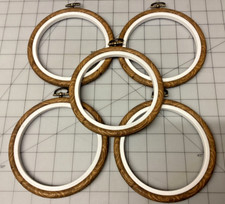 5" Flexi hoop , 5 pack , brown