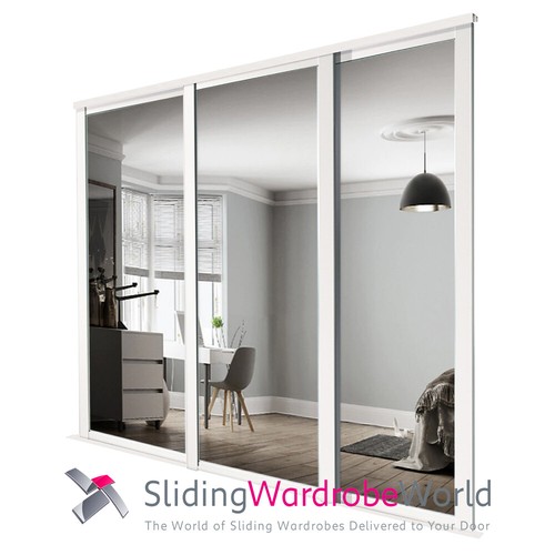 Shaker white mirror - mirror, spacepro
