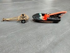 Corgi Toys No. 107 - Batman's Batboat and Trailer - DC Comics - Spares or Repair