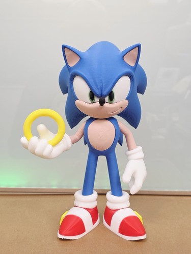 Sonic inspired printed - sonic, 3d