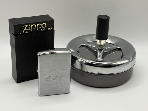 Engraved zippo lighter brushed - engraved,