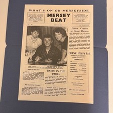 Vol 1 No 1 Rare Merseybeat Newspaper July 1961 Reissue Reprint Souvenir