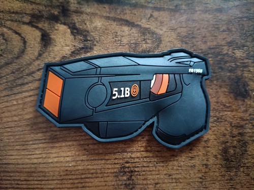 Taser morale patch pvc hook - taser,