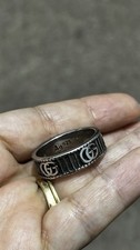 Designer Men Silver Gucci Ring