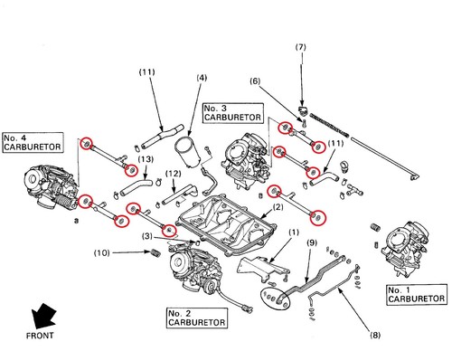 Honda vfr 750 93 - 750, 90-93