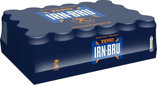 Irn bru zero - zero, cans
