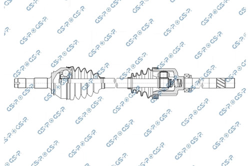 Front right drive shaft - right,