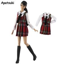 Red Plaid Student Uniform