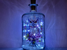 Owl bottle lamp, Tawny owl