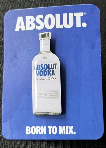 Absolut vodka enamel pin - absolut,