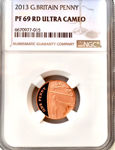 One pence penny coin 2013 - 1p,