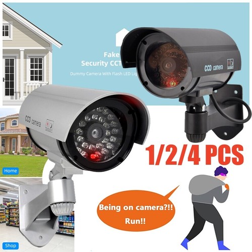 4pcs dummy cctv bullet - 1-4pcs,