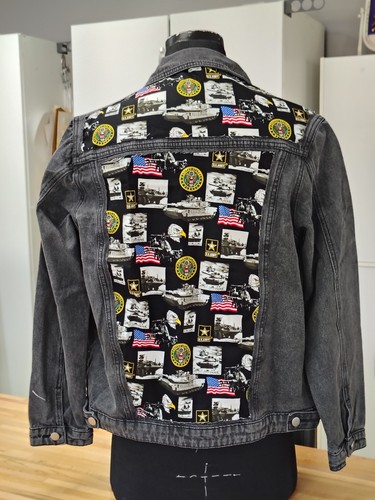 Denim jean jacket men size - denim,