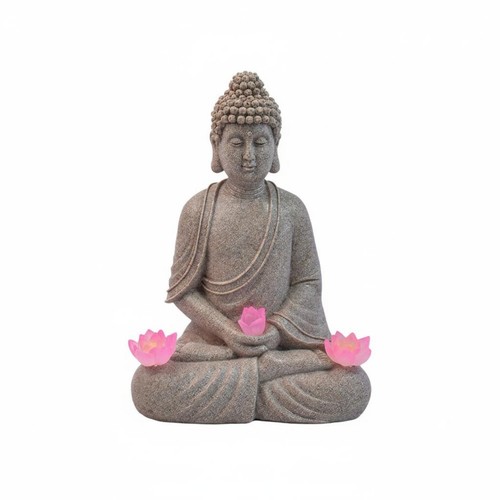 Solar buddha statue - solar,