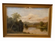 Antique Framed Oil Painting -