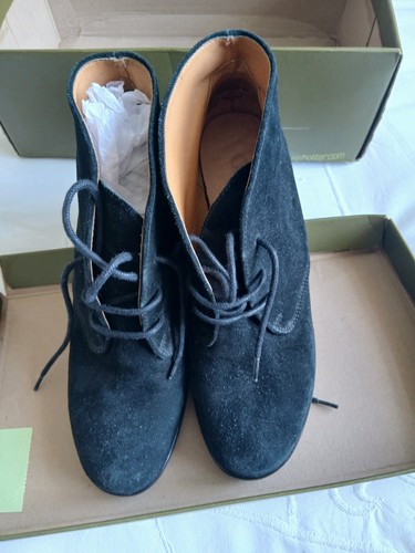 Gabor suede lace ankle boot - 4,
