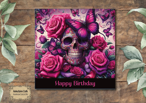 Got 242 gothic birthday card - gothic,