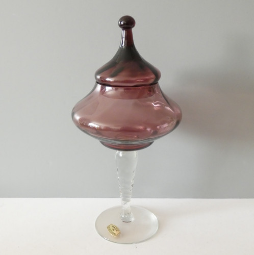 Vintage glass bon jar - glass,