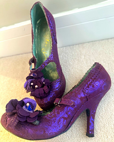 Irregular choice purple - choice, floral