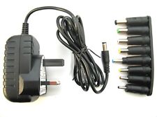 1 AMP 9 VOLT AC/DC POWER ADAPTOR SUPPLY CHARGER 1000MA UNIVERSAL (MULTI JACK)