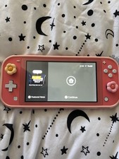 Nintendo Switch Lite Coral System Memory 13.6 Micro SD Card 148 GB