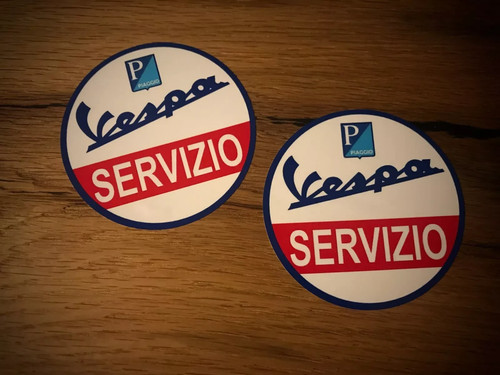 Vespa service stickers gts - vespa,
