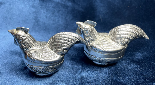 Cambodian silver quail betel - silver,