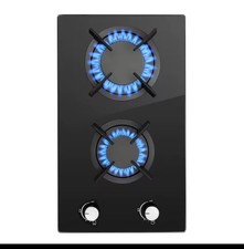 30cm Gas Hob | Flame Failure Protection & Dual Fuel NG/LPG | 2400W/1800W Compact