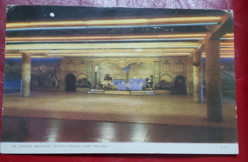 Butlins pwllheli postcard - butlins,
