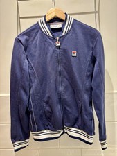 FILA Vintage Settanta 2 Track Top Navy/White Size Small Or Medium 