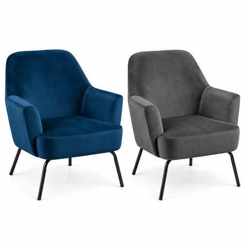 Melissa lounge chair - melissa, velvet