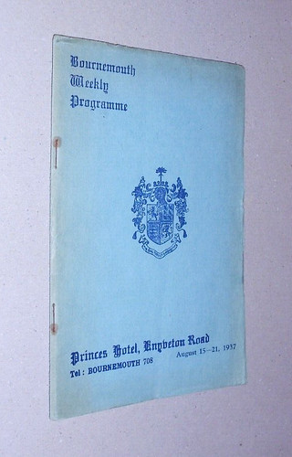 Bournemouth weekly programme - bournemouth,