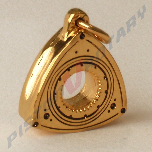 Rotor charm pendant gold - charm,