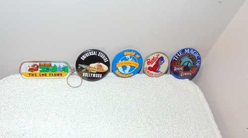 Vintage theme park badges - vintage,