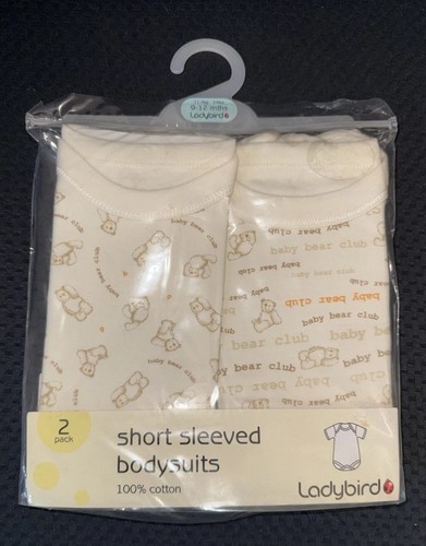 Ladybird pack baby bodysuits - ladybird,