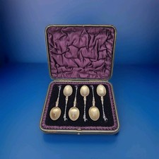Victorian Set of Sterling Silver Apostle Teaspoons by  Hilliard & Thomason 1893