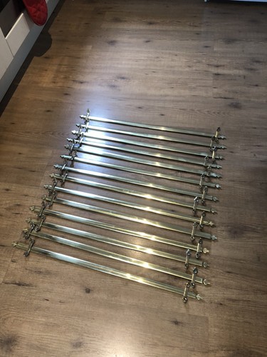 Victorian brass stair - stair, rods