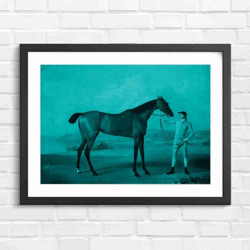 Vintage brown hunter horse - vintage,