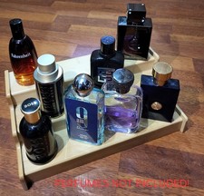 2 Tier Extendable Bamboo Perfume Display Cupboard For Condiments Spices & Sauces