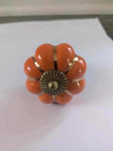 Antique orange pumpkin - antique,