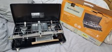 Adventuridge Double Gas Burner Cooking Stove with Grill
