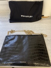 Ladies Black Leather Whistles
