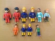 FIREMAN SAM BUNDLE DILYS NORMAN HELEN PENNY TOM LARGE & SMALL SIZES IN NICE COND