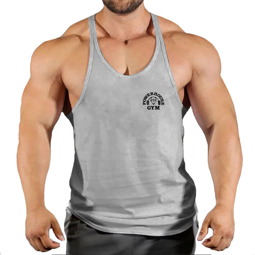 Mens gym stringer vest - mens,