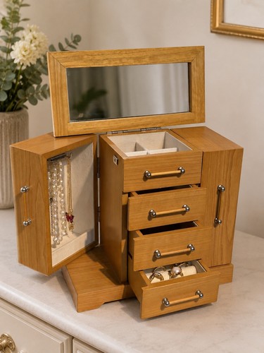Mele wooden jewellery box - mele, 4