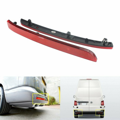 Rear bumper reflector red lens - rear,